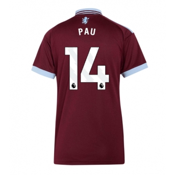 Aston Villa Pau Torres #14 Maglia Gara Casa Repliche 2026-27 Donna Maniche Corte